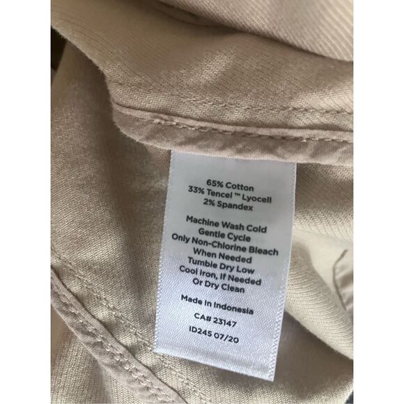 TALBOTS Tan Medium Weight Utility Jacket Size S - Picture 12 of 15